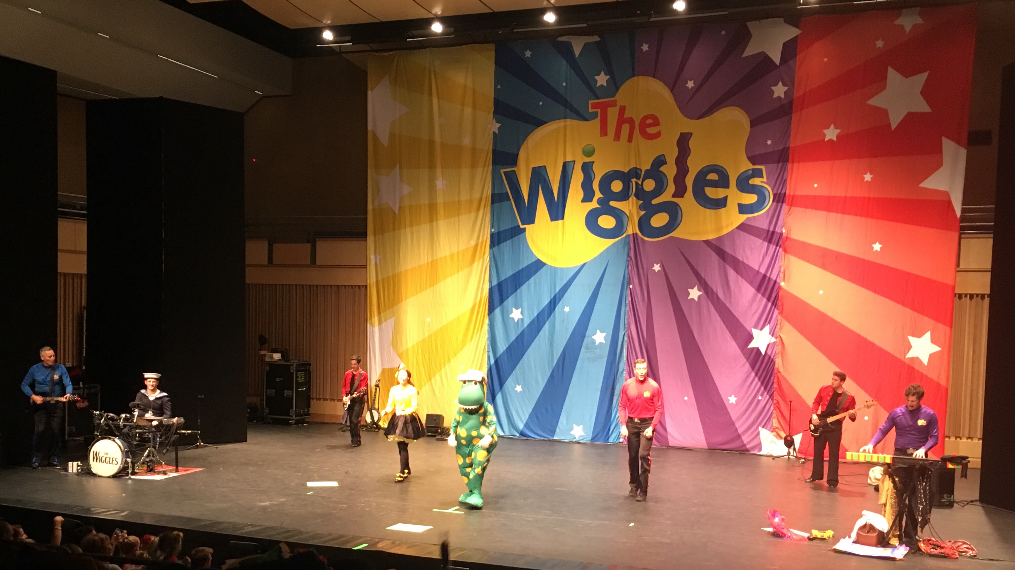 A first theatre trip to see The Wiggles!